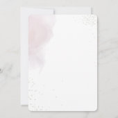 Minimalist Elegant Wedding Invitation 招待状 (裏面)