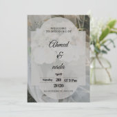 Minimalist Elegant Wedding Invitation | Modern Cal シーズンカード (スタンド正面)