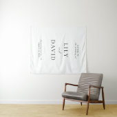 Minimalist Elegant Welcome Wedding タペストリー (インサイチュ(横))