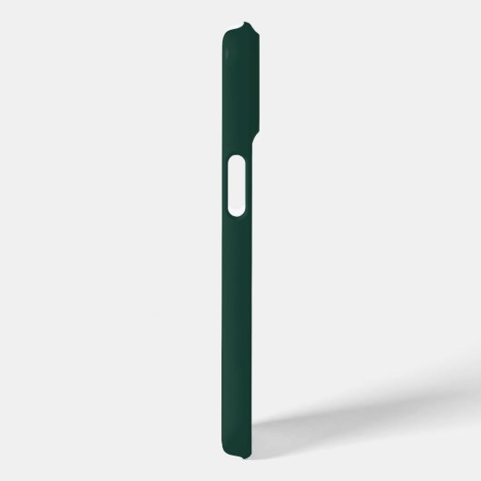 Minimalist Emerald Green Personalized Monogram  Case-Mate iPhoneケース (裏面 / 右)