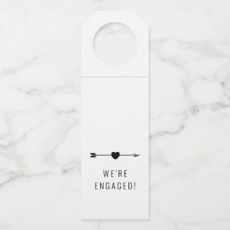 Minimalist | Engagement | Black Bottle Hanger Tag ボトルネックタグ