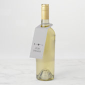 Minimalist | Engagement Dove Gray | Bottle Hanger ボトルネックタグ (アングル)