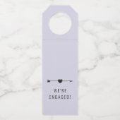 Minimalist | Engagement Lilac | Bottle Hanger ボトルネックタグ (正面)