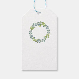 Minimalist Eucalyptus Wreath Wedding Gift Tags-10 ギフトタグ