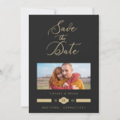 Minimalist Fancy Photo Golden Effect Typography (正面)