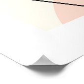 Minimalist Female Body Line Art Poster | Abstract  ポスター (角)