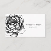 Minimalist Floral 名刺 (正面)