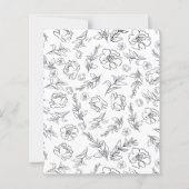 Minimalist Floral Bachelorette Drink If Game Card (裏面)