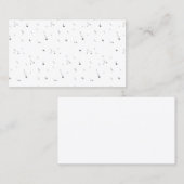 Minimalist+Floral+Elegance | プレミアム名刺 コーリングカード (正面/裏面)
