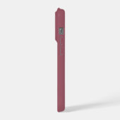 Minimalist Floral Hand Line Art Phone Case iPhoneケース (左側面)