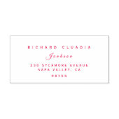 Minimalist Floral Line Art Wedding  セルフインキングスタンプ (デザイン)