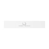 Minimalist Floral Line Art Wedding Invitation 招待状ベリーバンド (フラット)