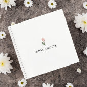 Minimalist Floral Wedding Guest Book ノートブック