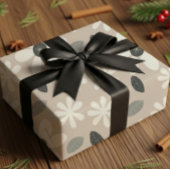 Minimalist Floral Wrapping Paper  ラッピングペーパー