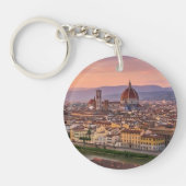 Minimalist Florence Italy Aesthetic Keychains キーホルダー (正面)
