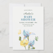 Minimalist flower bouquet  招待状 (正面)