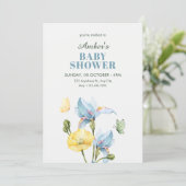 Minimalist flower bouquet  招待状 (スタンド正面)