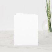 Minimalist flower card with white peony カード (裏面)