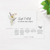 Minimalist Flowers Care Florist Card (デスク)