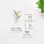 Minimalist Flowers Care Florist Card (デスク)