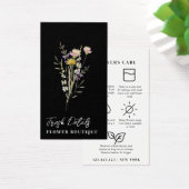 Minimalist Flowers Care Florist Card (デスク)