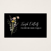 Minimalist Flowers Care Florist Card (正面)