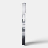 Minimalist Foggy Forest Phone Case Black and White Case-Mate iPhoneケース (裏面 / 右)