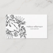 Minimalist Foliage QR Code  名刺 (正面)