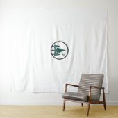Minimalist Forest Moon Shadow Nature Wall Tapestry タペストリー (インサイチュ(横))