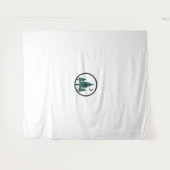 Minimalist Forest Moon Shadow Nature Wall Tapestry タペストリー (正面(横))