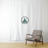 Minimalist Forest Moon Shadow Nature Wall Tapestry タペストリー (インサイチュ)