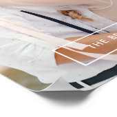 Minimalist Frame Personalized ポスター (角)