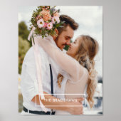 Minimalist Frame Personalized ポスター (正面)