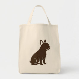 Minimalist French Bulldog Silhouette Dog Lover Des トートバッグ