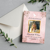 Minimalist Funeral Program – In Loving Memory 写真 プログラム