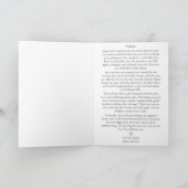 Minimalist Funny and Heartfelt Son Definition カード (内部)