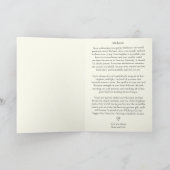 Minimalist Funny and Sweet Daughter Definition カード (内部)