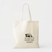 Minimalist Game Day Buddy Dog トートバッグ (正面)