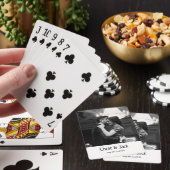 Minimalist Game one Black and white Couple Photo  トランプ (インサイチュ)