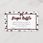 Minimalist Gender Neutral Chic Dalmation  エンクロージャーカード (正面)