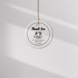 Minimalist Gender Neutral Chic Dalmation  フェイバータグ