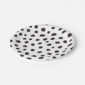Minimalist Gender Neutral Chic Dalmation  ペーパープレート (アングル)