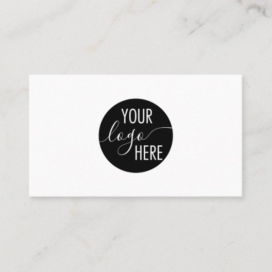 Minimalist Generic Professional Company Logo 名刺 (正面)