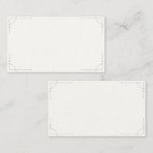 Minimalist Geometric Blank Wedding Enclosure Card エンクロージャーカード (正面/裏面)