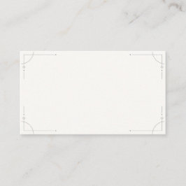 Minimalist Geometric Blank Wedding Enclosure Card エンクロージャーカード