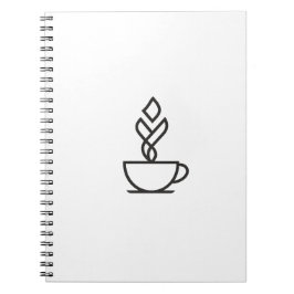 Minimalist Geometric Coffee Notebook ノートブック