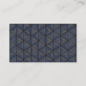 Minimalist Geometric Japanese Business Card  名刺 (裏面)