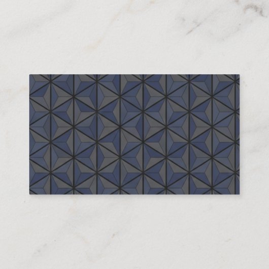 Minimalist Geometric Japanese Business Card 名刺 (裏面)