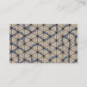 Minimalist Geometric Japanese Business Card  名刺 (裏面)