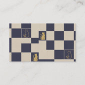 Minimalist Geometric Japanese Business Card   名刺 (裏面)